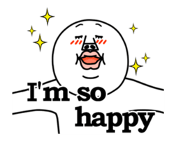 An annoying man It moves.HAPPY sticker #15063827