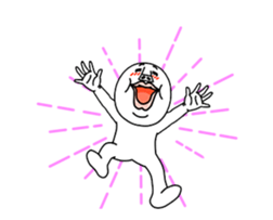 An annoying man It moves.HAPPY sticker #15063839