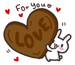 Saruo and Usami Love Love heart full! sticker #15064252