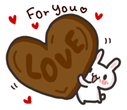 Saruo and Usami Love Love heart full! sticker #15064252