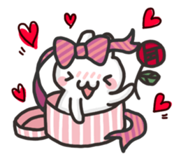 Saruo and Usami Love Love heart full! sticker #15064274