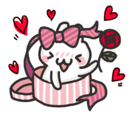 Saruo and Usami Love Love heart full! sticker #15064274