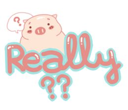 My Cute Lovely Pig The Opening Words sticker #15064388