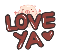 My Cute Lovely Pig The Opening Words sticker #15064390