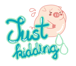 My Cute Lovely Pig The Opening Words sticker #15064412