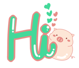 My Cute Lovely Pig The Opening Words sticker #15064416