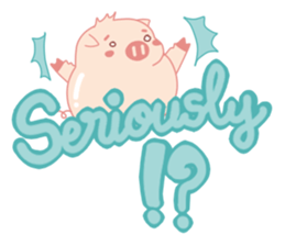 My Cute Lovely Pig The Opening Words sticker #15064423