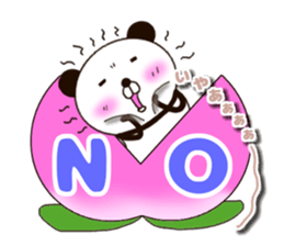 kumasuke of panda 3 yokutukau sticker #15064536