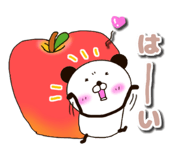 kumasuke of panda 3 yokutukau sticker #15064539