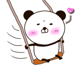 kumasuke of panda 3 yokutukau sticker #15064556