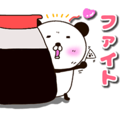 kumasuke of panda 3 yokutukau sticker #15064558