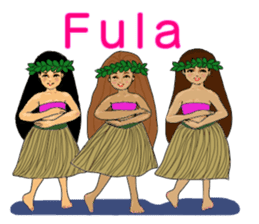 I am crazy about hula sticker #15064573
