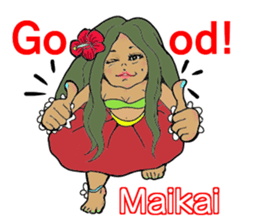 I am crazy about hula sticker #15064578