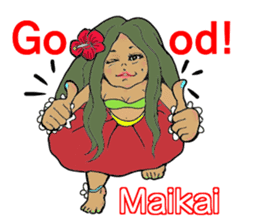 I am crazy about hula sticker #15064578