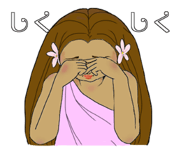 I am crazy about hula sticker #15064593