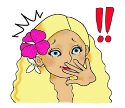 I am crazy about hula sticker #15064608