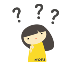 NORI name sticker sticker #15064748