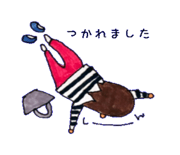 cat & sheep & boys & girls sticker #15065097