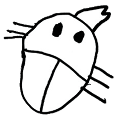 Painting creatures sticker