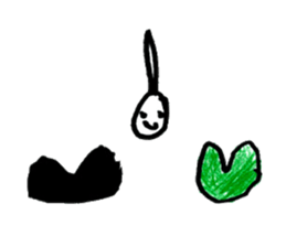 Painting creatures sticker sticker #15065863