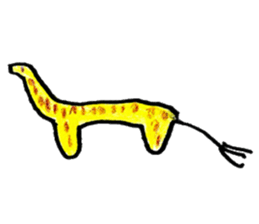 Painting creatures sticker sticker #15065873