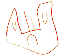 Painting creatures sticker sticker #15065882