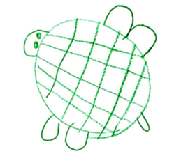 Painting creatures sticker sticker #15065888