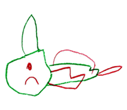 Painting creatures sticker sticker #15065890