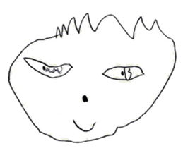 Painting creatures sticker sticker #15065895