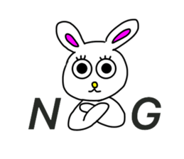 Usashi,in daily conversation. sticker #15066808