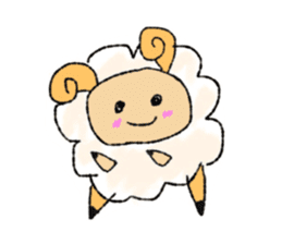 Sheep greedy for sleep sticker #15067144