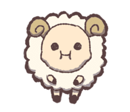 Sheep greedy for sleep sticker #15067146