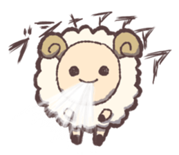 Sheep greedy for sleep sticker #15067147