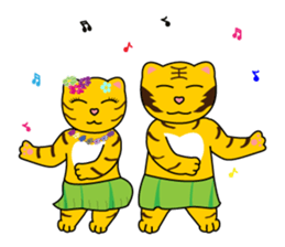 Adorkable Tiger sticker #15067192