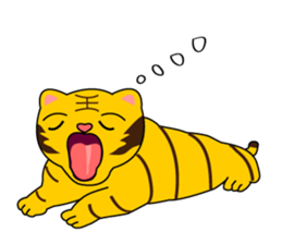 Adorkable Tiger sticker #15067196
