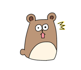 Man and animal sticker #15067306