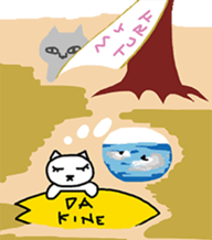 Animals travel in Hawaii part1 sticker #15067365