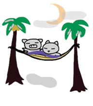 Animals travel in Hawaii part1 sticker #15067369