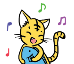 Cat friend sticker #15067460