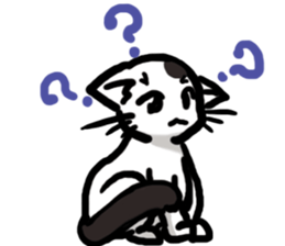 Cat friend sticker #15067462