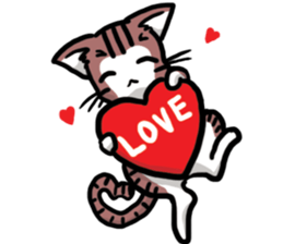 Cat friend sticker #15067464