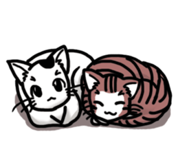 Cat friend sticker #15067468