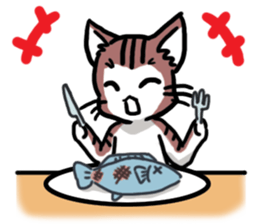 Cat friend sticker #15067474