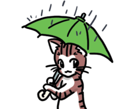 Cat friend sticker #15067490