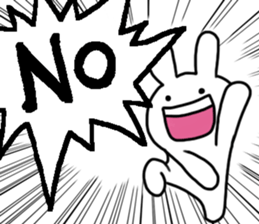 Shouting Rabbit 2 sticker #15067935