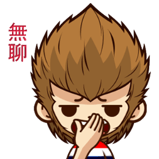 Crazy monkey sticker #15068377