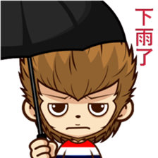 Crazy monkey sticker #15068378