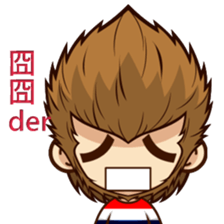 Crazy monkey sticker #15068380