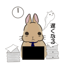 Rabbit "mocochan"3 sticker #15069683
