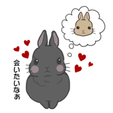 Rabbit "mocochan"3 sticker #15069689